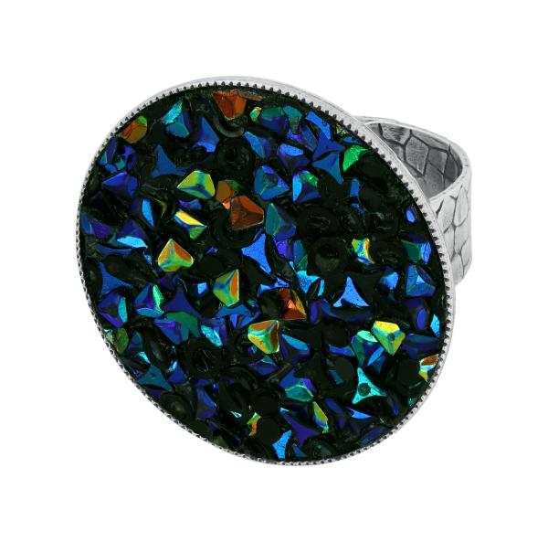Blau/grün - Studio 54 - Ring von Konplott